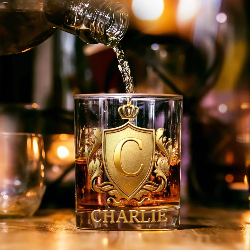 Cheers with Legendary Man - Personalized Golden 3D Badge