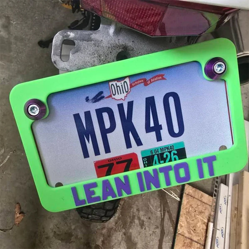 Motorcycle License Plate Frame