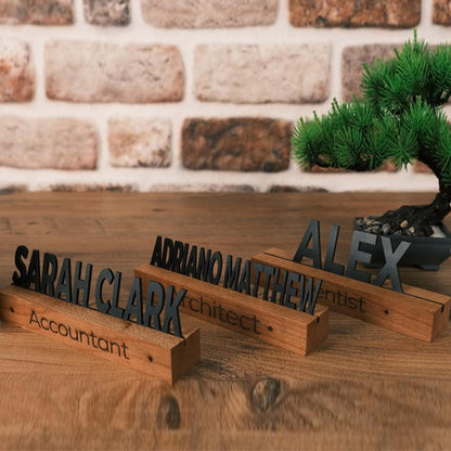 Personalized Wooden Name Plate