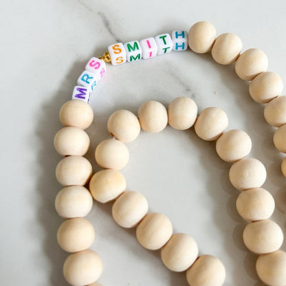 Lanyard Teacher Lanyard Beaded Teacher Lanyard