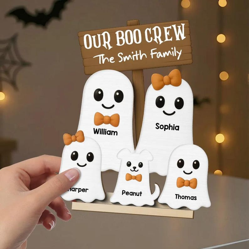 Personalized Halloween Family Sign