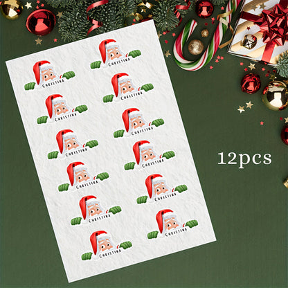 Custom Christmas Gift Stickers - Personalized Name Labels