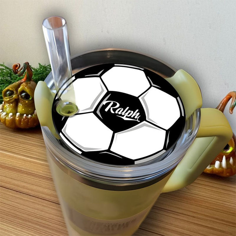Personalized Tumbler Name Tag - 40oz 30oz - Name Plate - Sports Name Tag - Acrylic Name Plate