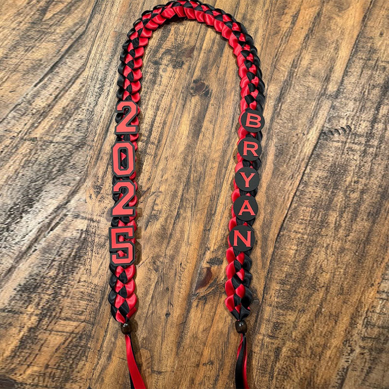 Handmade Class of 2026 Custom Colors Open Graduation Lei
