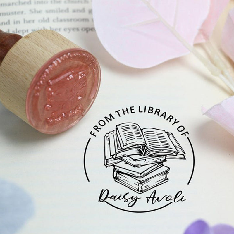 Personalized library stamp Self Inking Library Stamp