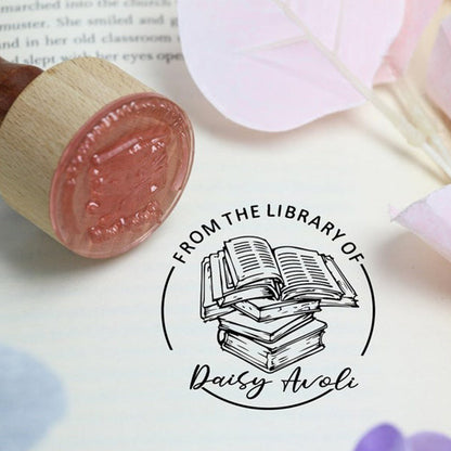 Personalized library stamp Self Inking Library Stamp