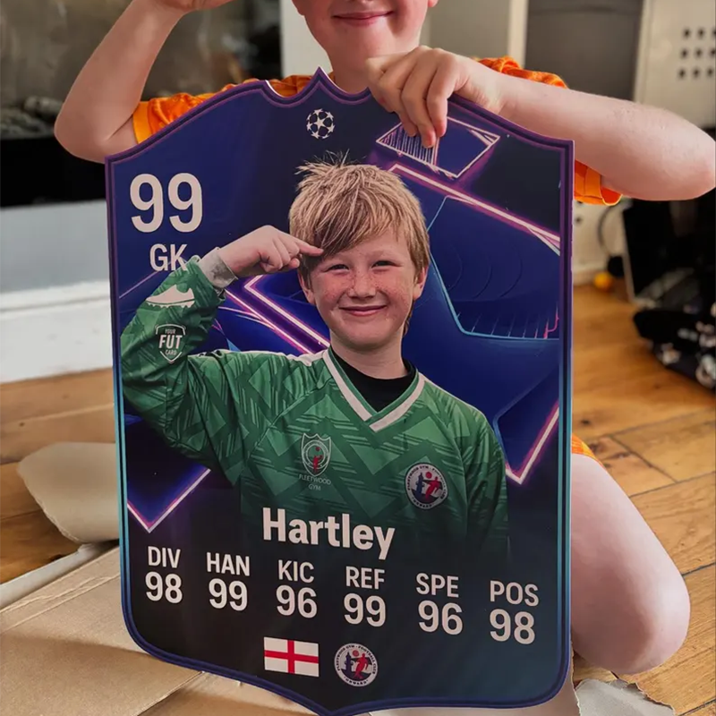 Personalised FIFA EA FC Football Card
