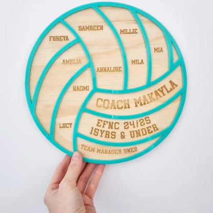 Personalised Netball Coach Plaque, Custom Netball Gift