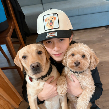 Custom Pet Portrait Trucker Hat
