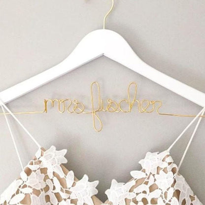 Custom Wire Wedding Hanger Dress Hanger