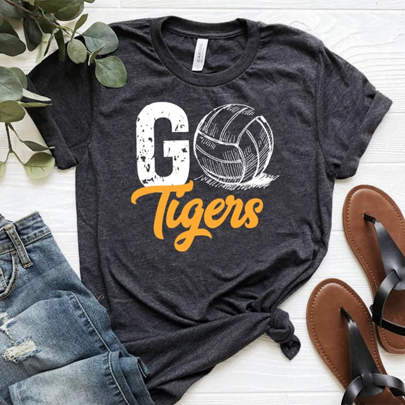 Custom Volleyball Tee, Custom Go Team Shirt