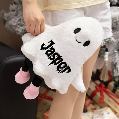 Funny Ghost Plush Pillow – Spooky Halloween Toy