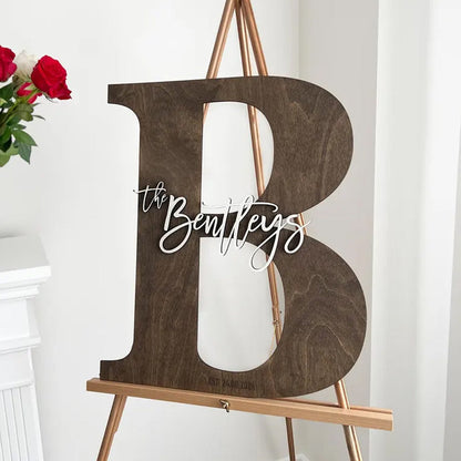 Wooden Letter Guestbook – Unique Wedding Sign Alternative