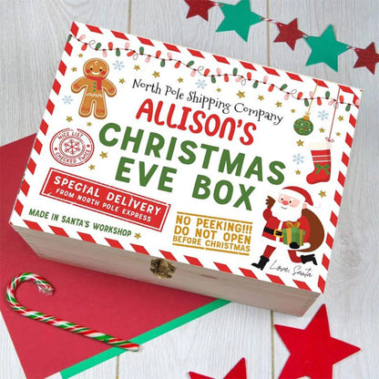Personalized Christmas Eve Box, Boys Girls Custom Name