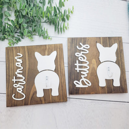 Custom Dog Leash Holder | Personalized Breed Dog Leash Holder