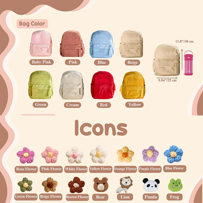 Personalized Toddler Backpack Kindergarten Gift