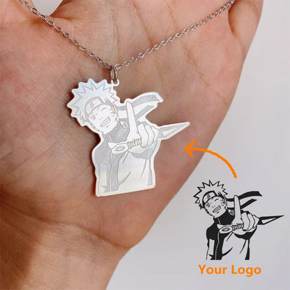 Custom Logo Necklace Personalized Any Logo Necklace Company Icon Necklace