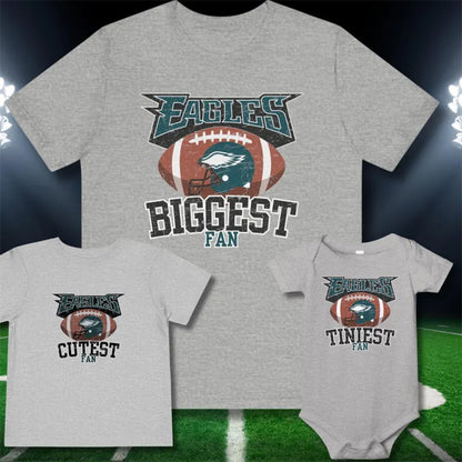 Football Biggest Fan Shirt, Custom Matching Tee