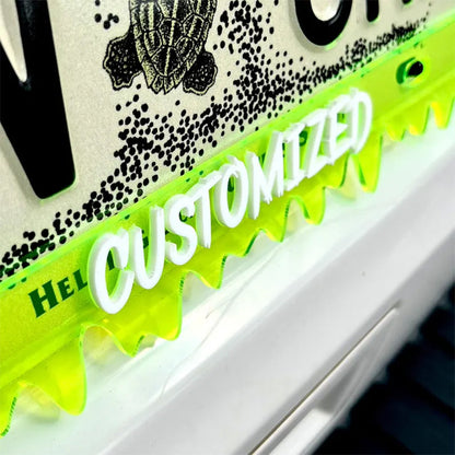 Custom License Plate Frame Cover