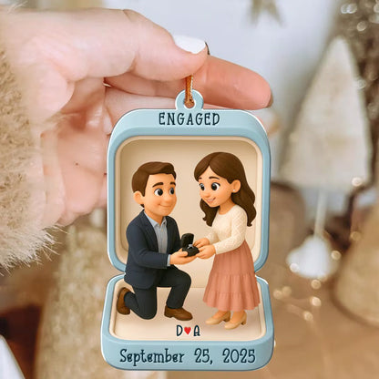 Custom Proposal Photo Figure Ornament