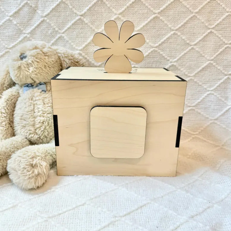 Personalized Flower Piggy Bank for girl - Baby Girl Gift
