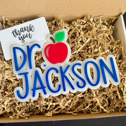 Teacher Desk Sign, Teacher Gift, Classroom Decor