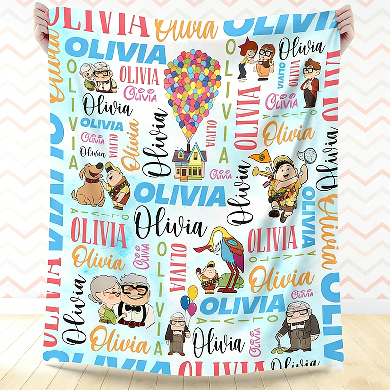 Personalized plush blankets
