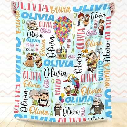 Personalized plush blankets