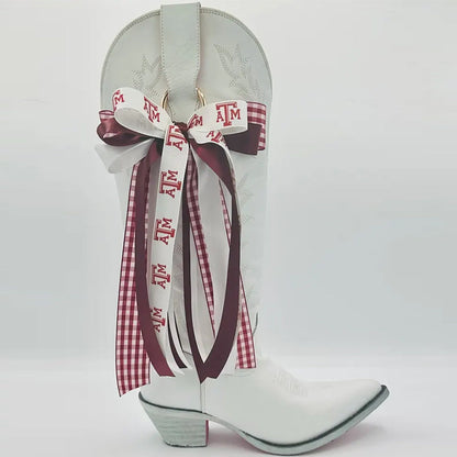 Boot Bow Sets Personalized University College,Game Day