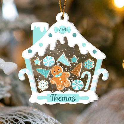 Personalized  Kids Ornament, Custom First Christmas Kids Ornament 2024