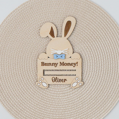 Personalised Easter Bunny Money Holder Easter Basket Stuffer