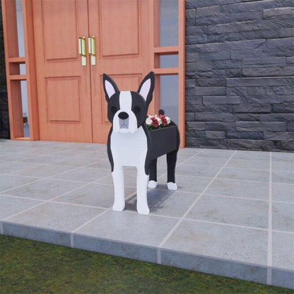 Dog Cat Pet Organizer Patio Indoor Outdoor Wood Planter