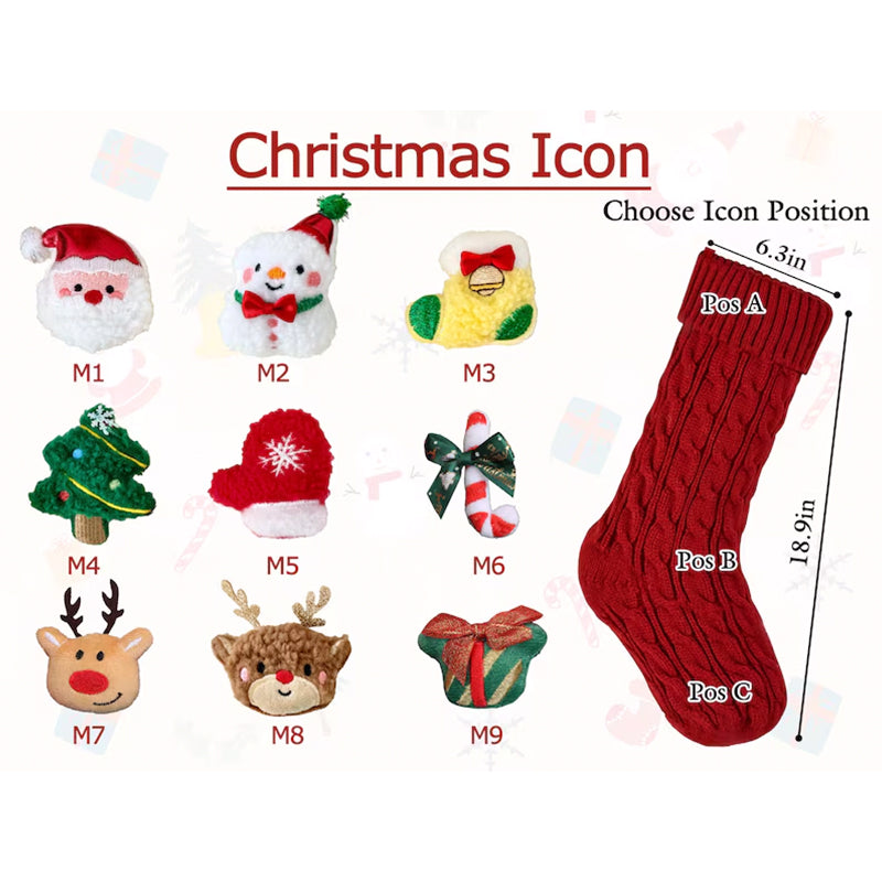Handmade Crocheted Christmas Stocking