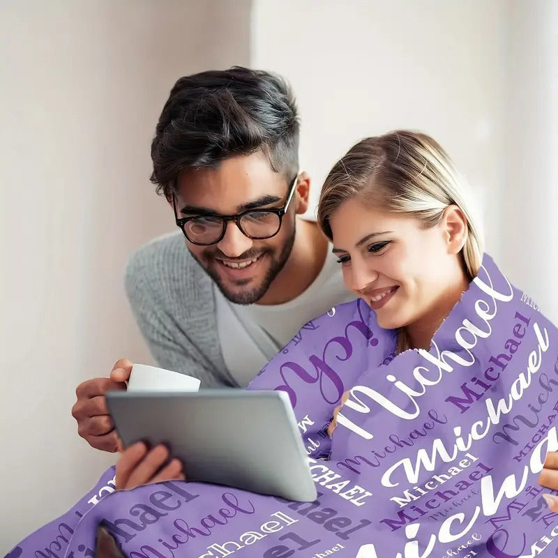Personalized & Customizable Name Blanket