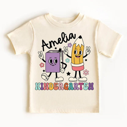 Personalized Kindergarten Shirt, Personalized Back to School Shirt Personalized First Grade Shirt