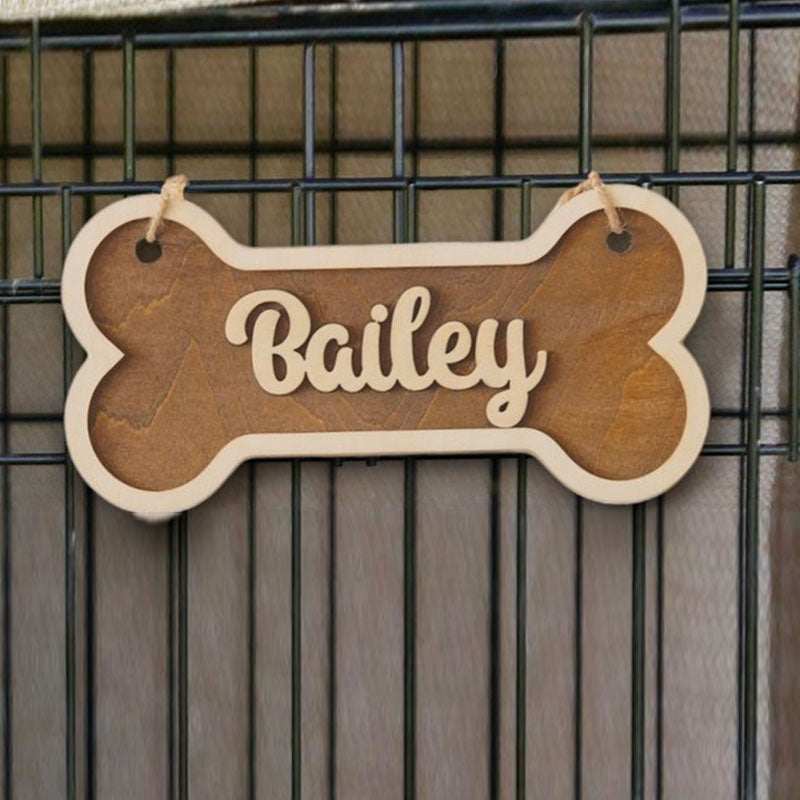 Dog House Sign, Dog House Tag, Personalized Gift