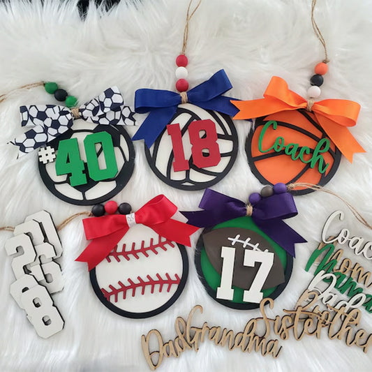 Sports Keychain Bag Charm