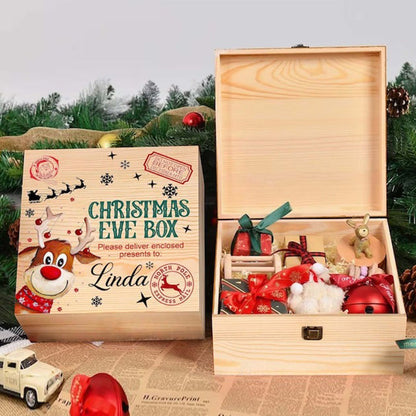 Personalised Christmas Eve Box Reindeer For Children
