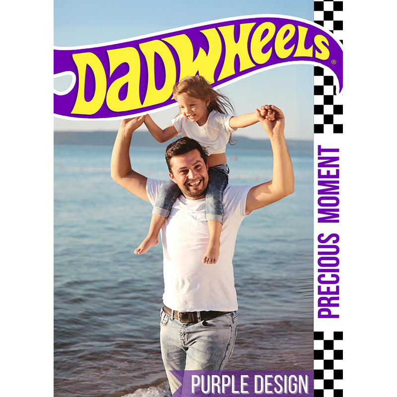 Personalized Hot Wheels package: Customized Dadwheels for Birthday
