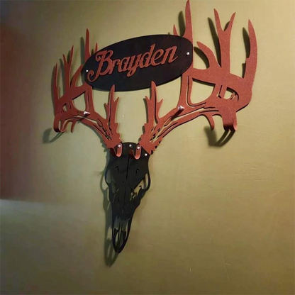Custom made personalized metal bow holder gun and crossbow