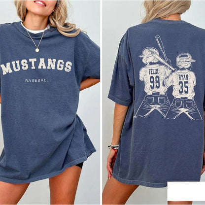Customized Baseball Mom Shirt