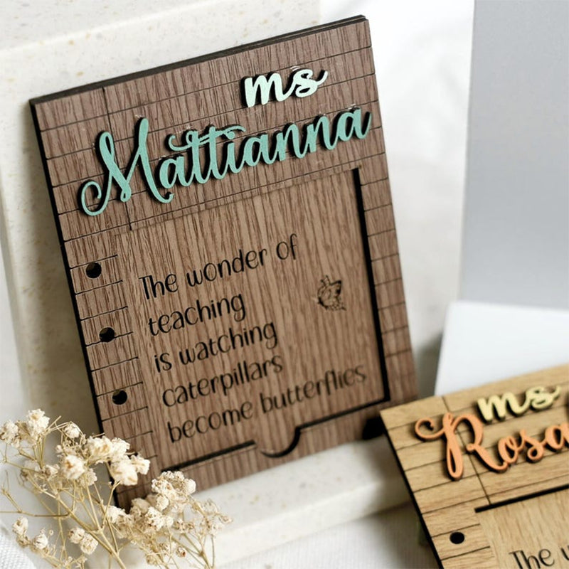 Teacher Gift End Of The Year Gift Teacher Appreciation Sticky Note Holder