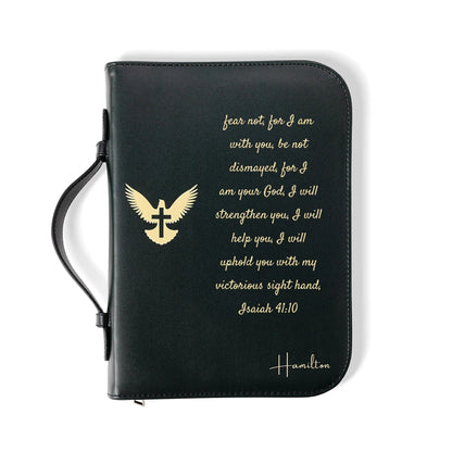 Custom Faux Leather Bible Cover: Engraved Religious Gift