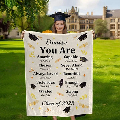 Graduation Blanket,Personalized Graduation Blanket