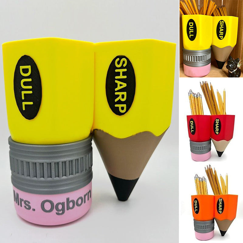 Pencil holder for primary school teachers desk sharp dull