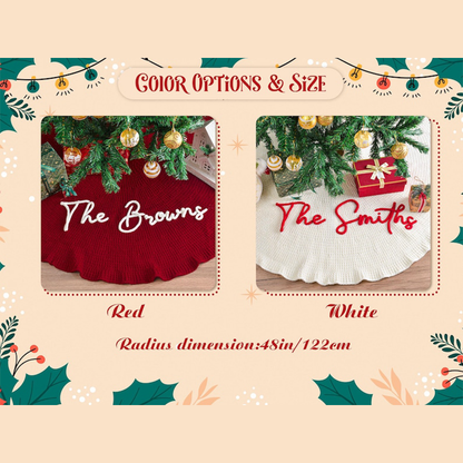 Personalized Christmas Tree Skirt