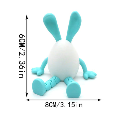 Mini Bunny Egg Fun Easter 3D Printed Cute Toy and Gift for Easter