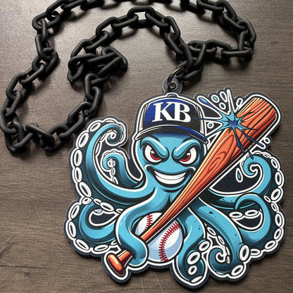 Any Logo Custom Sports Turnover Chain, Oversized Medallion, Team mascot