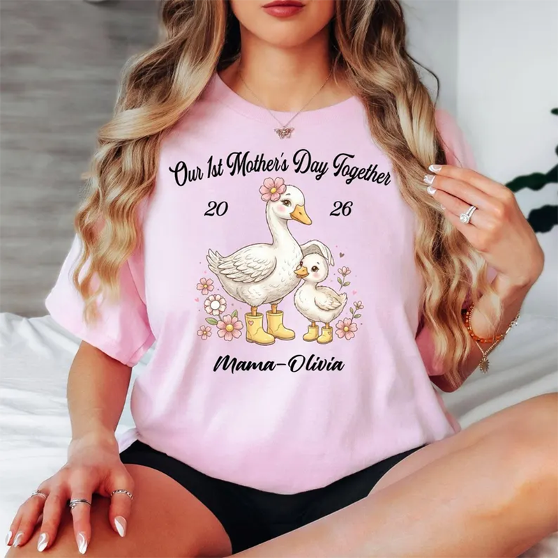 Personalized Mama Shirt, First Mothers Day Shirt