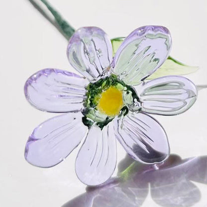 Glass Birth Month Flowers, Birth Flower Bouquet